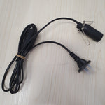 Selenite/crystal Lamp cord Black 1.8m