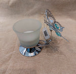Crystocraft Butterfly Tea Light Holder