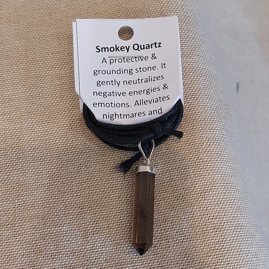 Smokey Quartz Point Pendant